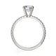 Michael M Hidden Halo Round Engagement Ring