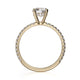 Michael M Hidden Halo Round Engagement Ring