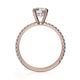 Michael M Hidden Halo Round Engagement Ring