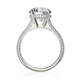 Michael M Hidden Halo Round Engagement Ring