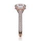 Michael M Hidden Halo Round Engagement Ring