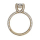 Michael M Hidden Halo Cushion Engagement Ring