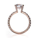 Michael M Hidden Halo Round Engagement Ring