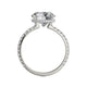 Michael M Hidden Halo Round Engagement Ring