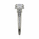 Michael M Hidden Halo Round Engagement Ring