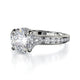 Michael M Hidden Halo Round Engagement Ring