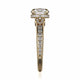 Michael M Hidden Halo Round Engagement Ring