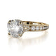 Michael M Hidden Halo Round Engagement Ring