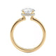 Michael M Hidden Halo Emerald Engagement Ring