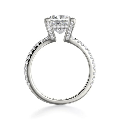 Michael M Hidden Halo Engagement Ring