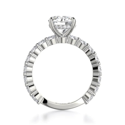 Michael M Hidden Halo Engagement Ring