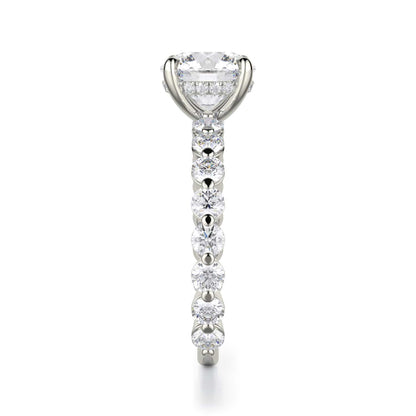 Michael M Hidden Halo Engagement Ring