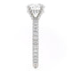 Michael M Hidden Halo Round Engagement Ring
