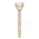 Michael M Hidden Halo Round Engagement Ring