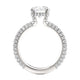 Michael M Hidden Halo Round Engagement Ring