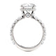 Michael M Hidden Halo Round Engagement Ring