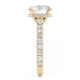 Michael M Hidden Halo Round Engagement Ring