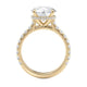 Michael M Hidden Halo Round Engagement Ring