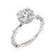 Michael M Hidden Halo Round Engagement Ring