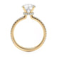 Michael M Hidden Halo Round Engagement Ring