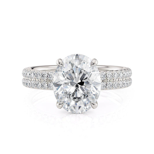 MICHAEL M Engagement Rings Crown R818-3