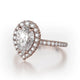 Michael M Pear Engagement Ring