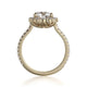 Michael M Center Stone Prong Round Engagement Ring