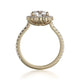 Michael M Center Stone Prong Round Engagement Ring