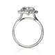 Michael M Prong Round Engagement Ring