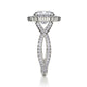 Michael M Prong Round Engagement Ring