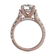 Michael M Prong Round Engagement Ring