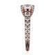 Michael M Prong Round Engagement Ring