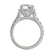Michael M Prong Round Engagement Ring