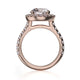 Michael M Prong Round Engagement Ring