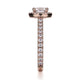 Michael M Prong Round Engagement Ring