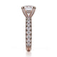 Michael M Pave Round Engagement Ring
