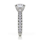 Michael M Pave Round Engagement Ring