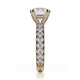 Michael M Pave Round Engagement Ring