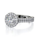 Michael M Center Stone Prong Round Engagement Ring