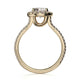 Michael M Prong Round Engagement Ring