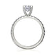 Michael M Prong Princess Engagement Ring