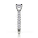 Michael M Prong Princess Engagement Ring