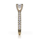 Michael M Prong Princess Engagement Ring