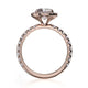 Michael M Prong Round Engagement Ring