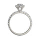 Michael M Prong Oval Engagement Ring