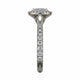 Michael M Prong Oval Engagement Ring