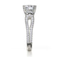 Michael M Center Stone Prong Round Engagement Ring