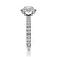 Michael M Halo Cushion Engagement Ring