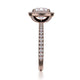 Michael M Halo Cushion Engagement Ring