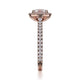 Michael M Prong Round Engagement Ring